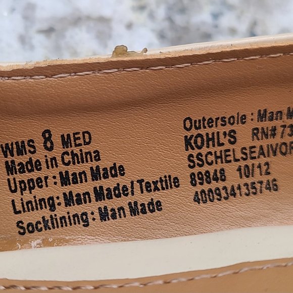 Croft&Barrow  Size 8 ,tan. 3 inch heels - Picture 4 of 6